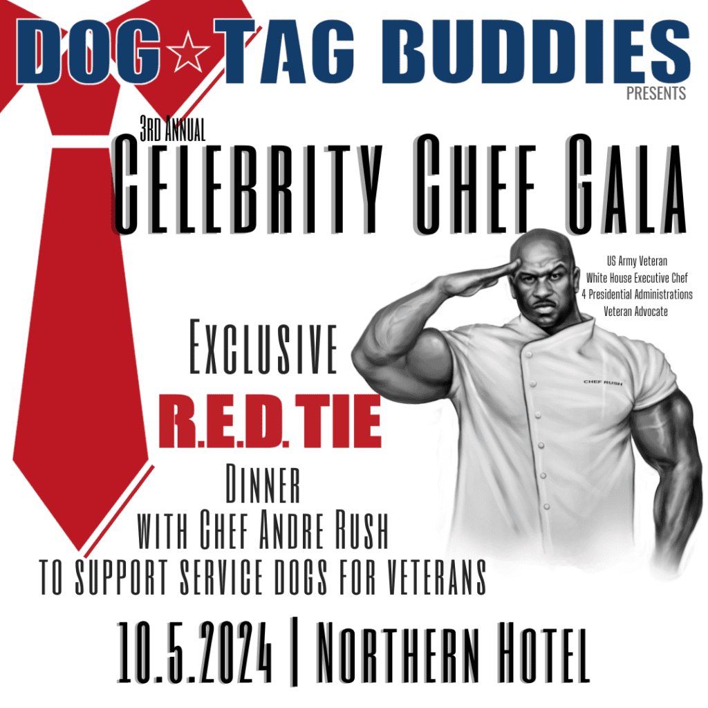 dog tag buddies celebrity chef gala