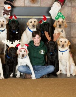 chelsey darrow with dogs